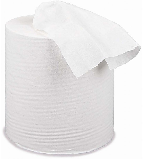 2 Ply - White Embossed Centrefeed Paper Towel (pack of 6)
